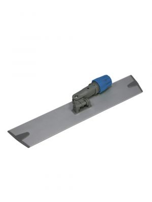 Aluminium vlakmophouder velcro, 41cm blauw