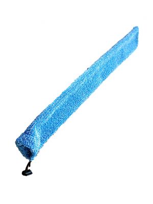 Stofzwaard-hoes 56cm microvezel blauw