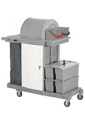 Cleaning cart mopbox