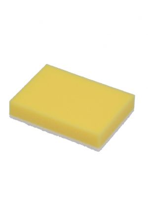 Schuurspons geel met witte pad (200 st)
