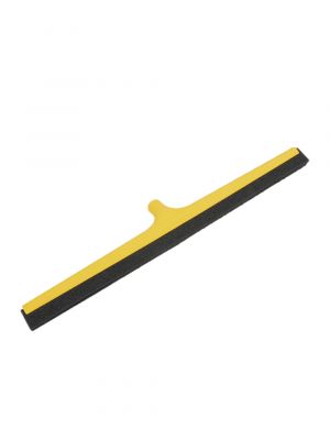 Vloertrekker versterkte body geel 75cm, zwart dubbel foam wisbladen (10 st)