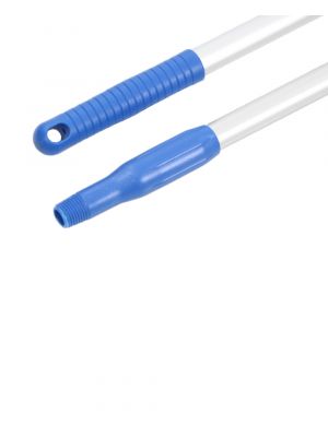 Ultra hygiënische steel van 140cm met blauw handvat 