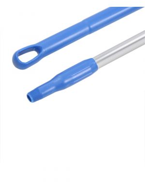 Hygiënische aluminium steel met ergonomische blauwe sleeve
