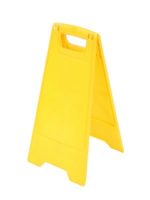 Waarschuwingsbord geel  blanco (10 st)