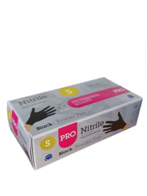 Nitrile PRO 5.0G zwart (S) 10x100st