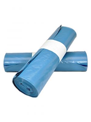 Afvalzakken LDPE-70µm 70x110cm blauw 10x20st