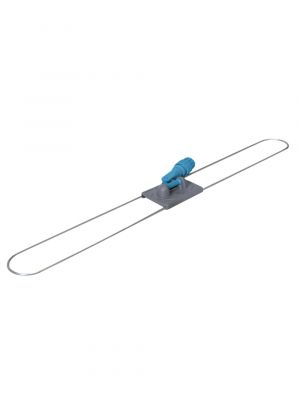 Zwabberframe 100cm grijs/blauw 24st