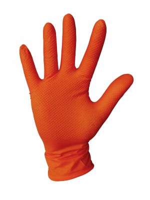 Nitrile Gentle Grip 8.4G oranje 10x50st