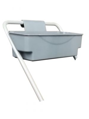 Materiaalbakje voor rolemmers grijs