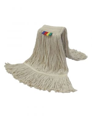 Strengenmop katoen PY met band en gesneden strengen 400 gram (40st)