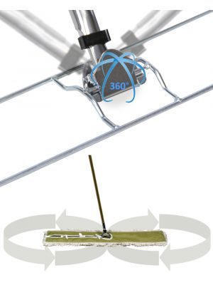 Aluminium steel fitting voor profi zwabberframe