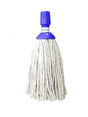 Minimop CC cotton, standaard steelverbinding blauw