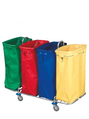 Waszak 120L blauw, rood, groen of geel