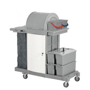 Cleaning cart mopbox