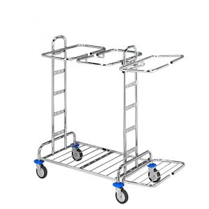 Wagen voor wasgoed of afval 3x120L