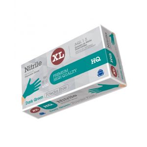 Nitrile HQ 6.0G groen (XL) 10x100st