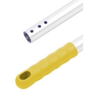 Steel aluminium Ø 23.5mm 140cm grip geel 3 gaten 25st