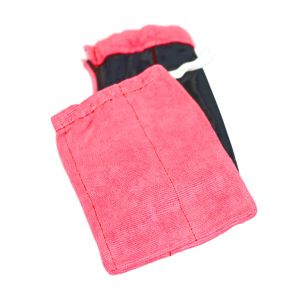 Reinigingswant microvezel met voering rood 10st