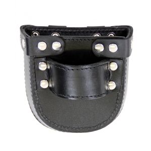 Lederen zeemtas met holster