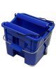 Emmer 14L met rollenwringer ofwel dweilpers, rolpers, wringemmer