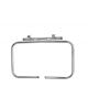 Afvalzakhouder chroom enkel  120L J1 en J2