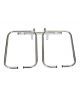 Afvalzakhouder chroom dubbel 2x70ltr.(J1+J2)