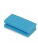 Spons blauw met greep en witte pad 70x135x40mm 30st