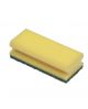 Gele spons met greep en groene pad 58x5st
