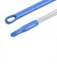 Hygiënische aluminium steel met ergonomische blauwe sleeve
