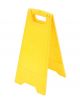 Waarschuwingsbord geel  blanco (10 st)