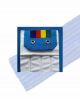 HYGYEN 2T MF vlakmop blauw pockets/wings 2rings, vlakmophouder 40cm (5st)