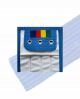 HYGYEN 2T MF vlakmop blauw, pockets/wings 3 rings, voor houder 40cm (5st)