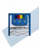 HYGYEN MF vlakmop blauw, pockets/wings 3 rings, voor houder 40cm (5st)