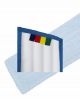 HYGYEN MF vlakmop blauw, voor velcro-houder 24cm