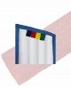 HYGYEN MF vlakmop rood, voor velcro-houder 24cm
