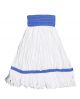Strengenmop microvezel met band en geluste strengen 250gr 5st