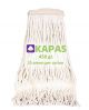 Strengenmop katoen met band en geluste strengen 450 gram
