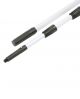 Telescoopsteel met conus en amerikaans schroefdraad 3x150cm