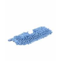 Vlakmop Duplex microvezel blauw, voor Duplex frame 30cm
