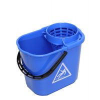 Minimopemmer 14L met uitwringkorf  blauw 10st