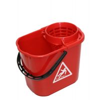 Minimopemmer 14L met uitwringkorf  rood 10st