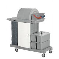 Cleaning cart mopbox