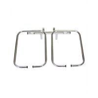 Afvalzakhouder chroom dubbel 2x70ltr.(J1+J2)
