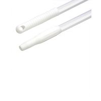 Hygiënische steel van 140cm met blauw handvat 