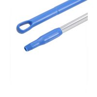 Hygiënische aluminium steel met ergonomische blauwe sleeve
