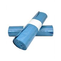 Afvalzakken LDPE-70µm 70x110cm blauw 10x20st