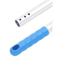 Steel aluminium Ø 23.5mm 140cm grip blauw 3 gaten 25st