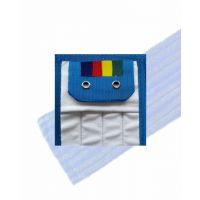 HYGYEN 2T MF vlakmop blauw pockets/wings 2rings, vlakmophouder 40cm (5st)