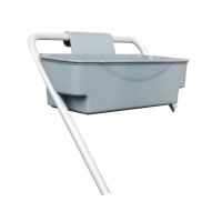 Materiaalbakje voor rolemmers grijs