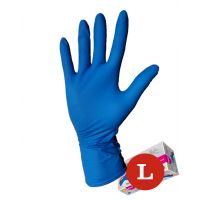 Nitrile PRO long cuff 8.8G blauw (L) 10x100st